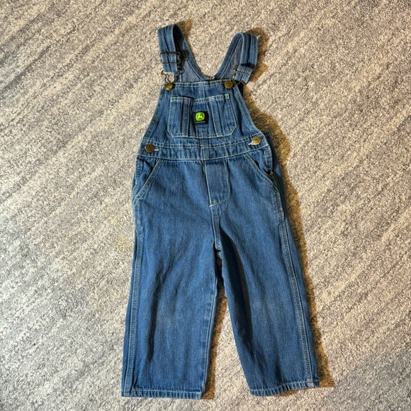 TODDLERS JOHN DEERE OVERALLS - Picture 1 of 8